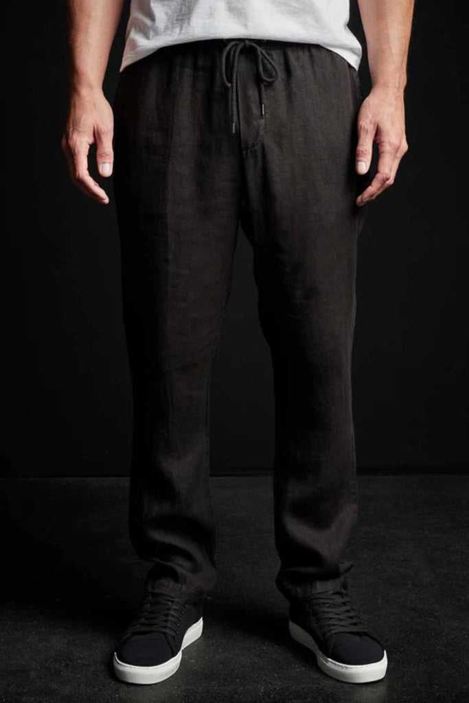James Perse Lightweight Linen Pant Black