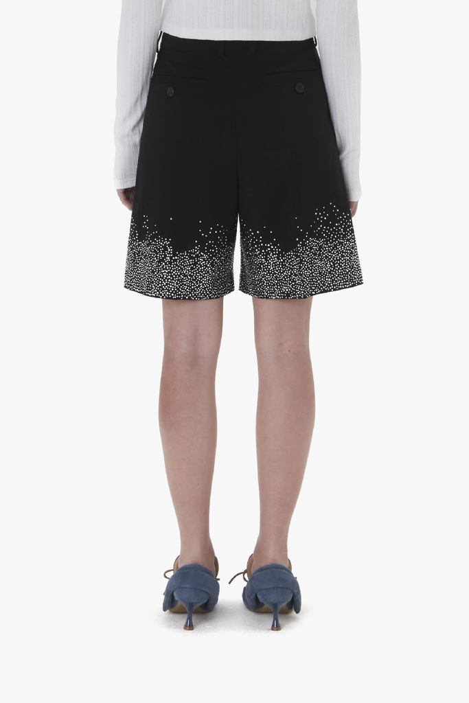 JW Anderson Crystal Hem Tailored Shorts