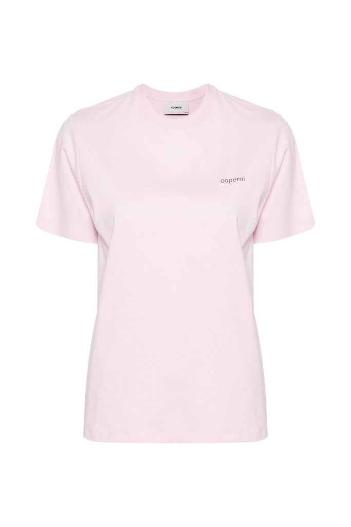 Coperni Logo Boxy T-Shirt Pink