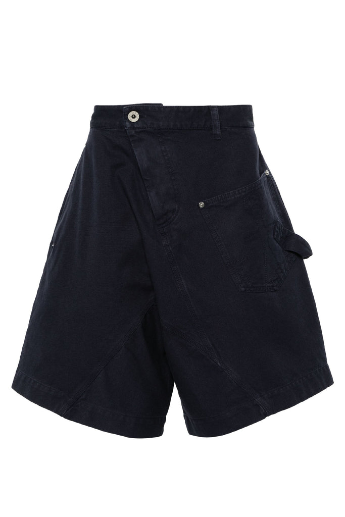 JW Anderson Navy Twisted Chino short