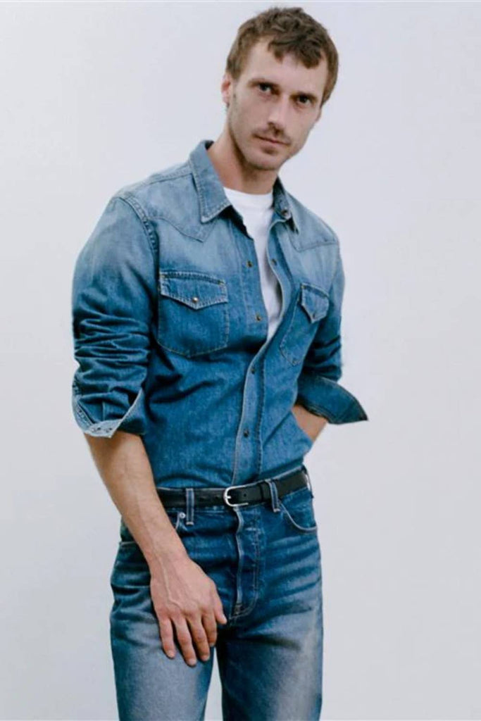 Nili Lotan Travis Denim Shirt