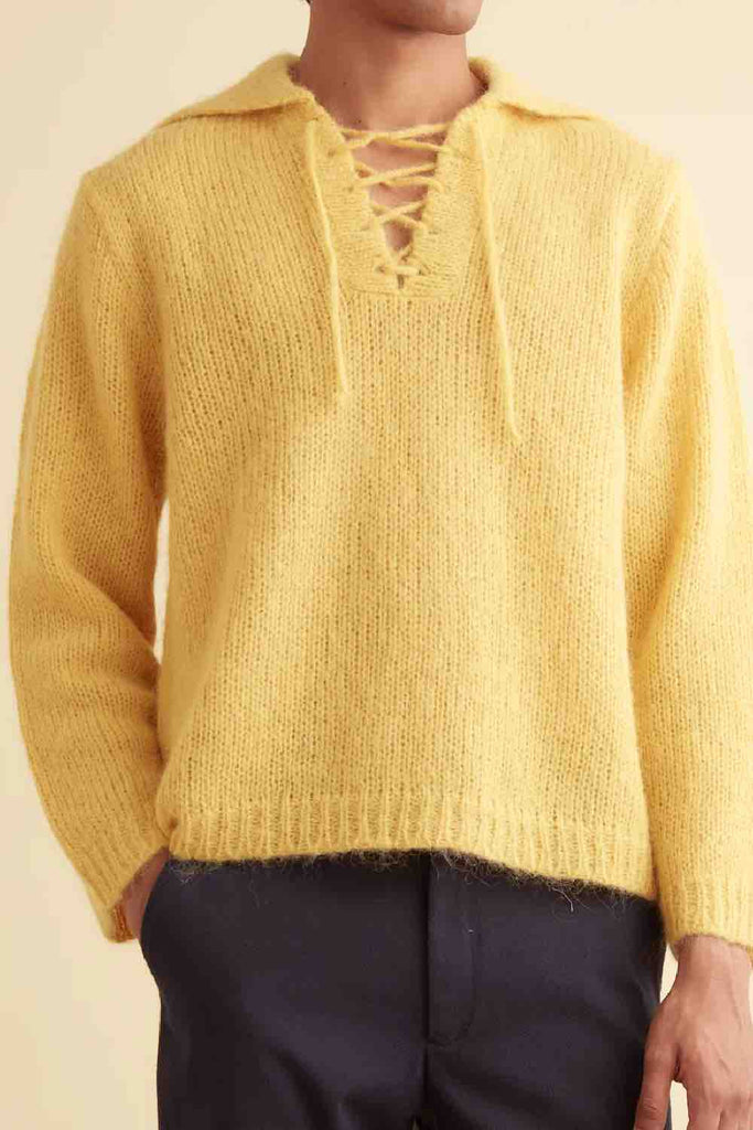 Bode Alpine Pullover Yellow