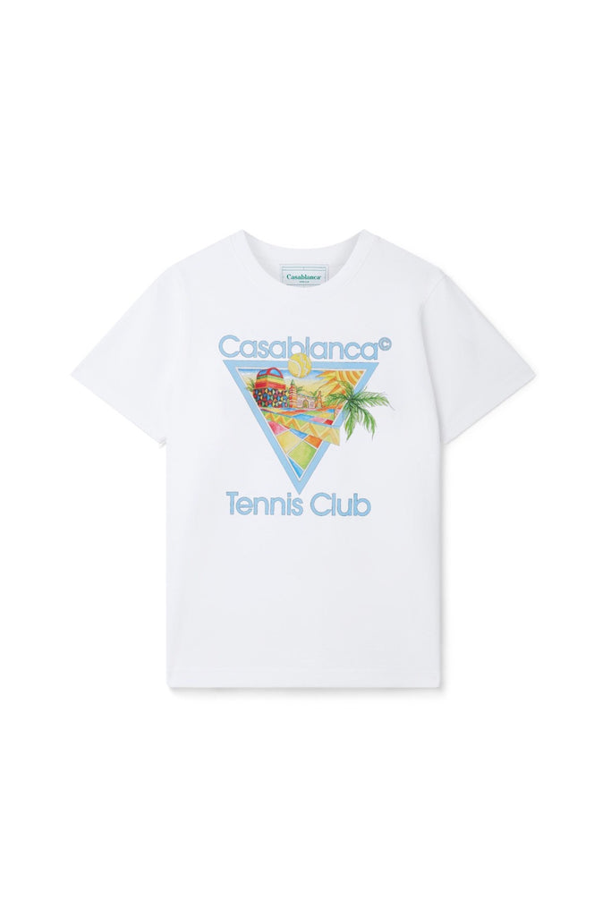 Casablanca Afro Cubism Tennis Club T-shirt White