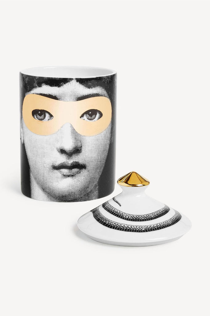 Fornasetti SE POI Scented Candle - Mascherina Décor - Frutto Proibito Fragrance