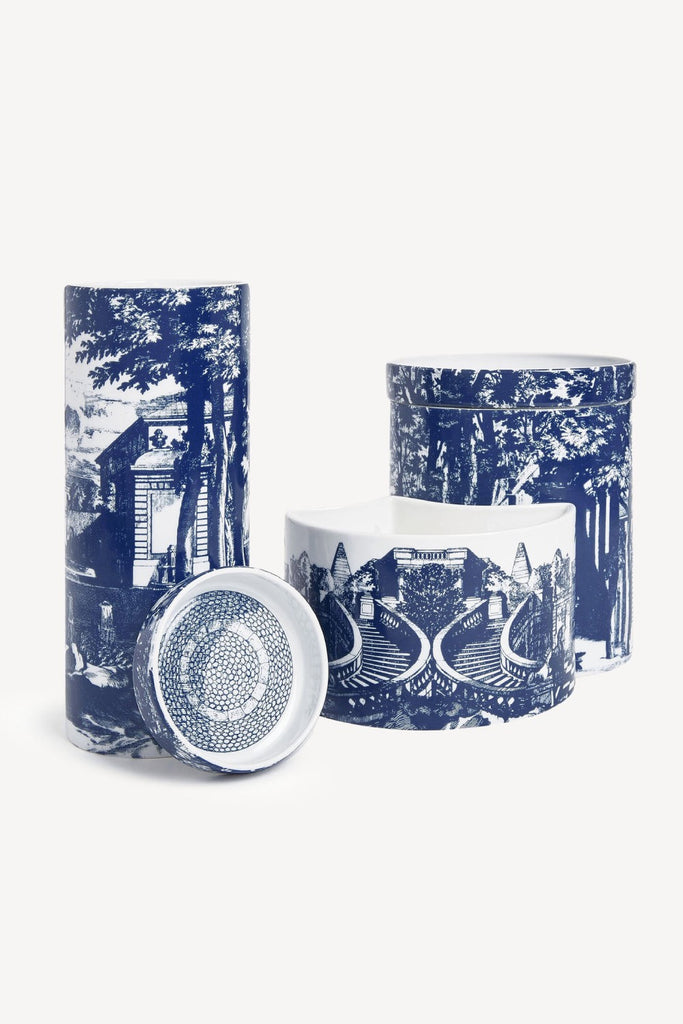 Fornasetti NEL MENTRE Set of three scented Candles - Giardino Settecentesco Décor - Giardino Segreto Fragrance