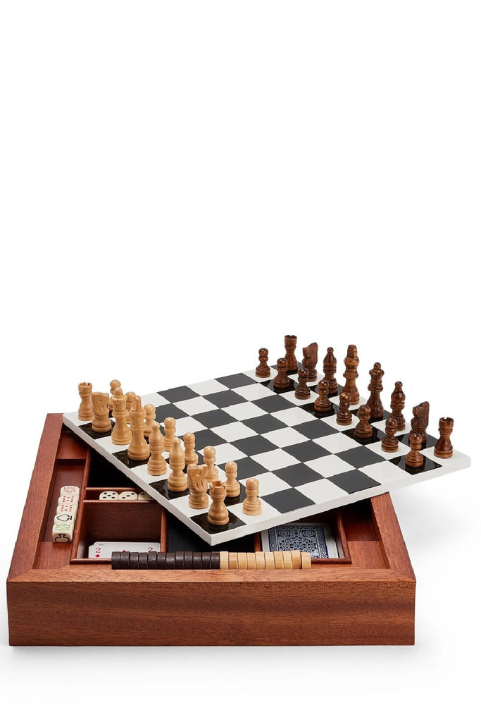 Fornasetti Chess Board Cortile Black