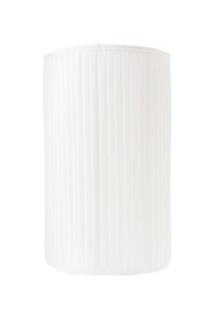 Fornasetti Cylindrical Pleated Lampshade White