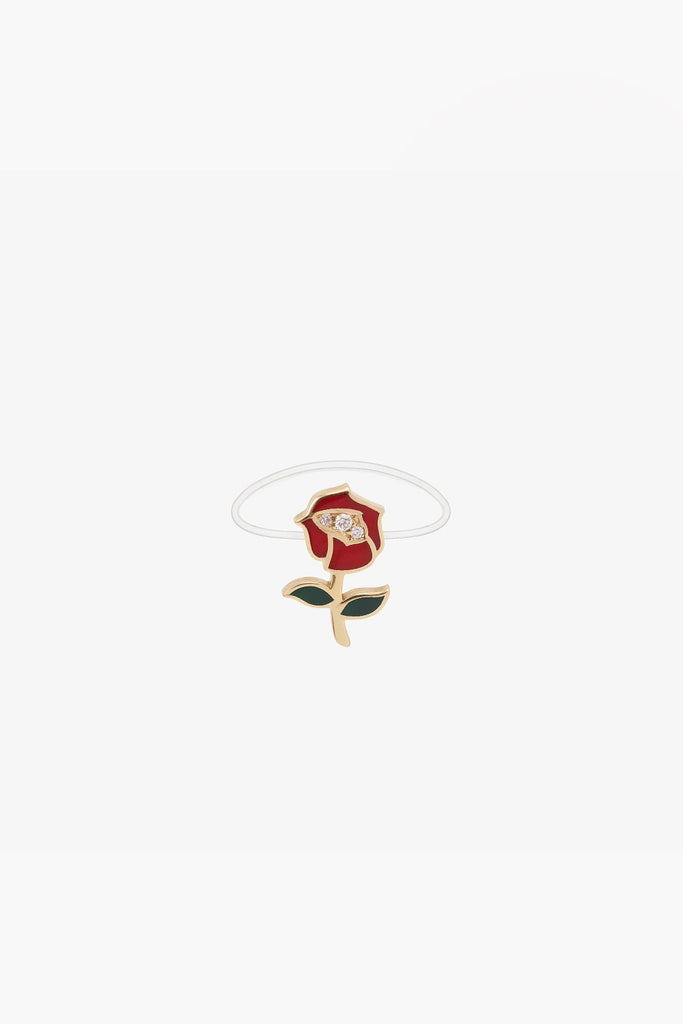 MysteryJoy Rose Antique Nylon Ring