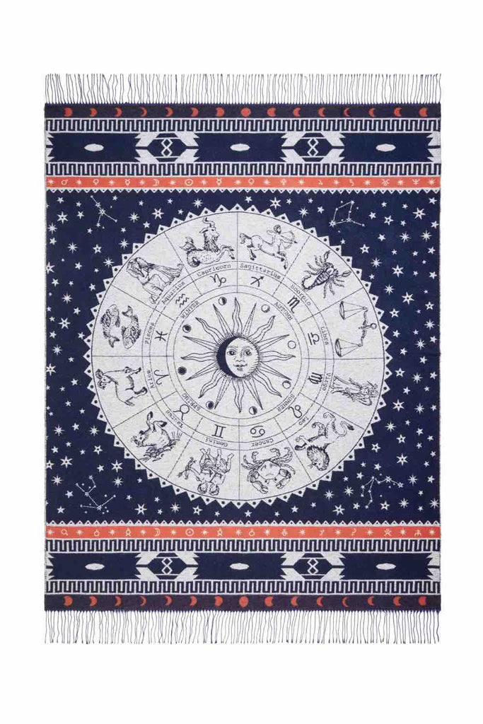 Alanui Astrology Wheel Blanket Naval Jack Redst