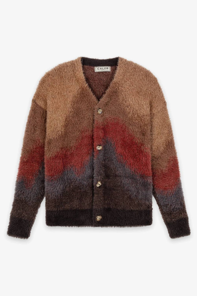 Caleb Paris Mohair Knit Cardigan