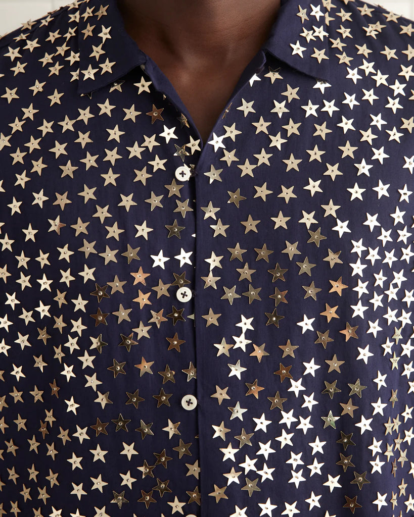 Bode Sequin Spangled Shirt