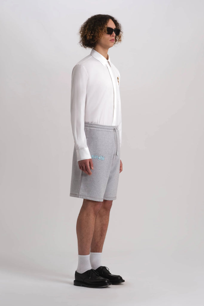 3.Paradis Edgar Plans Lounge Shorts Grey