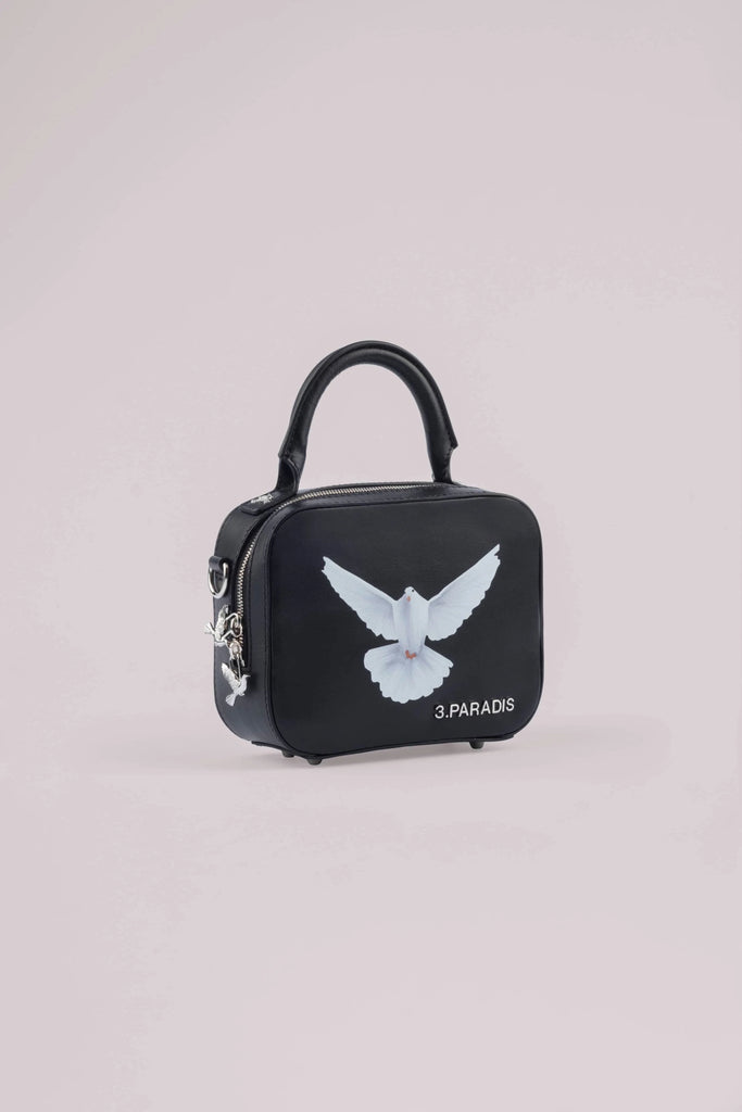 3.Paradis L'attaché Mini Top Handle Bag Black