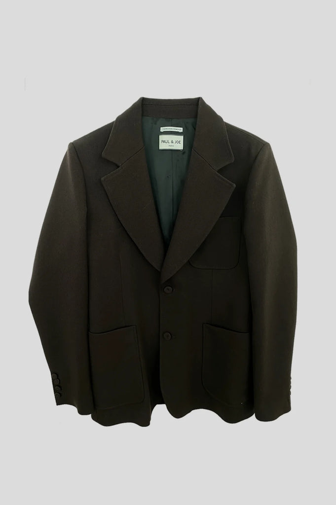 Paul & Joe Malice Virgin Wool Jacket Brown