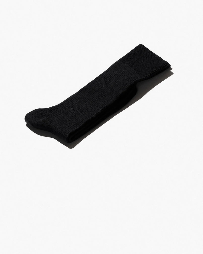 CDLP Mid Length Rib Socks Black