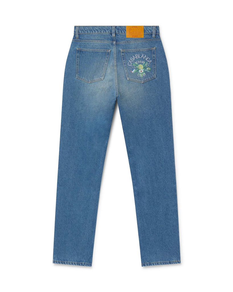 Casablanca Vintage Wash Tennis Club Jeans