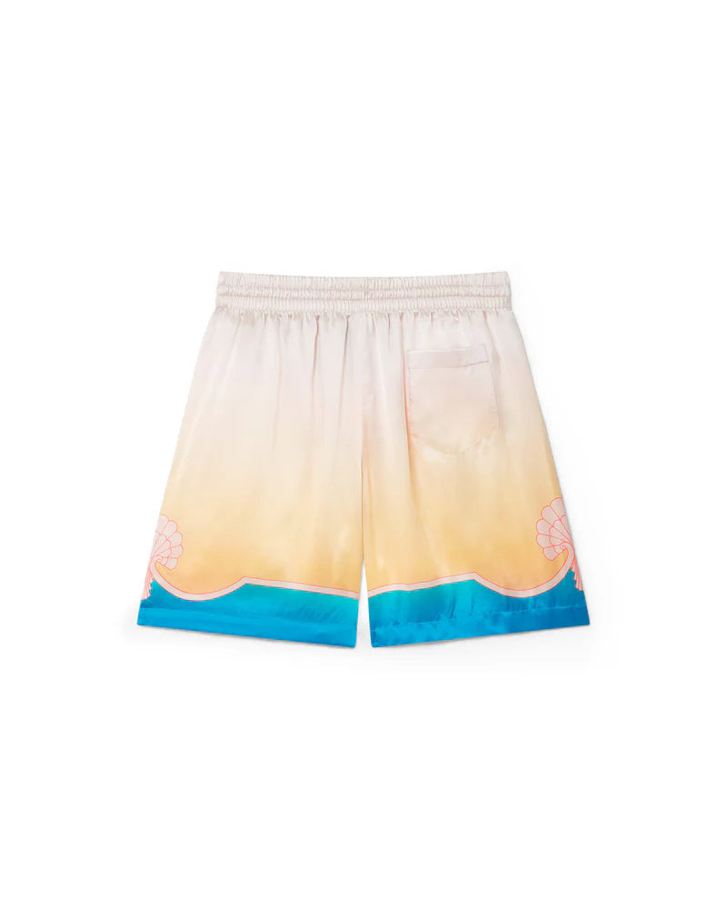 Casablanca L'arc Coloré Silk Shorts