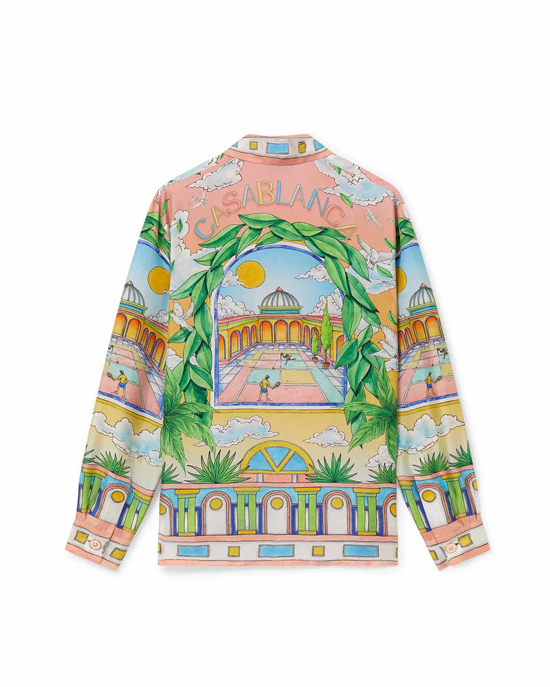 Casablanca Paysage Ideal Silk Shirt Multi