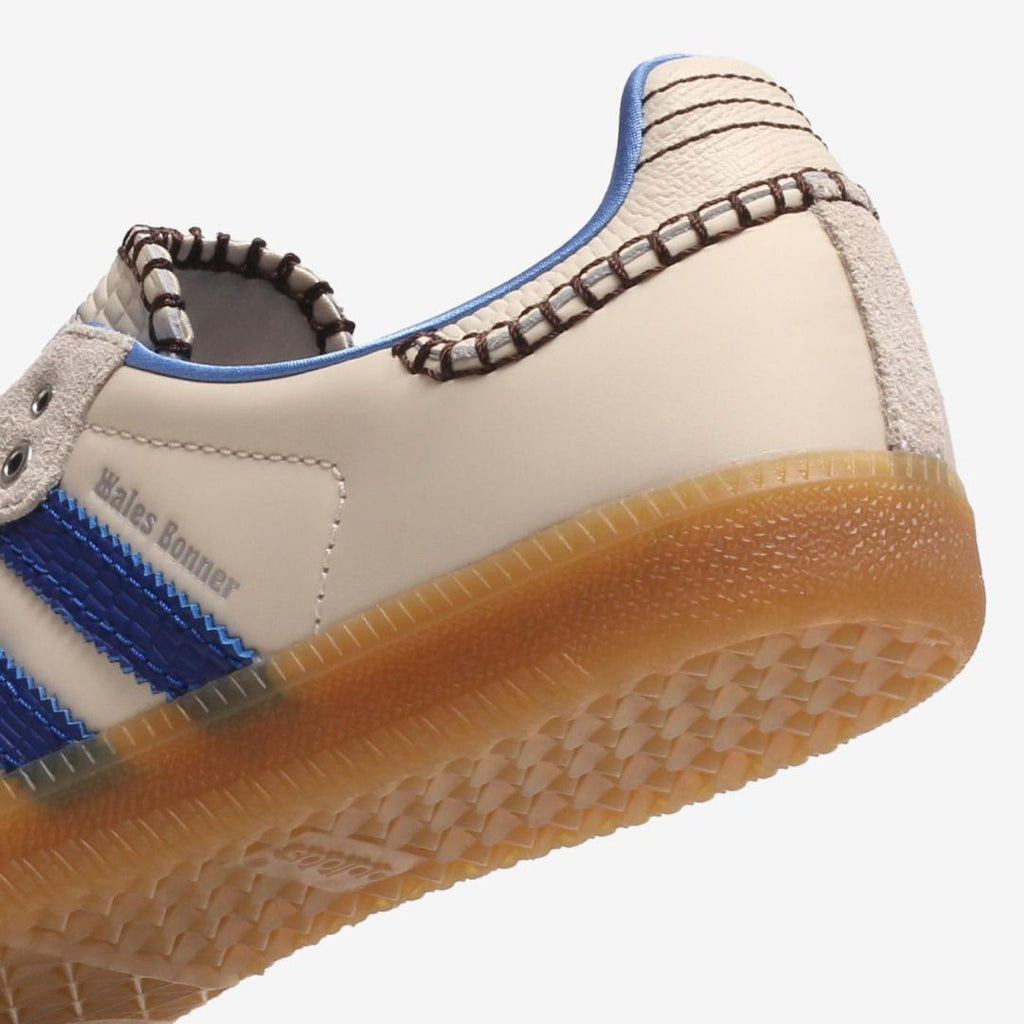 Wales Bonner x Adidas Basket Nylon Samba Cream/Blue