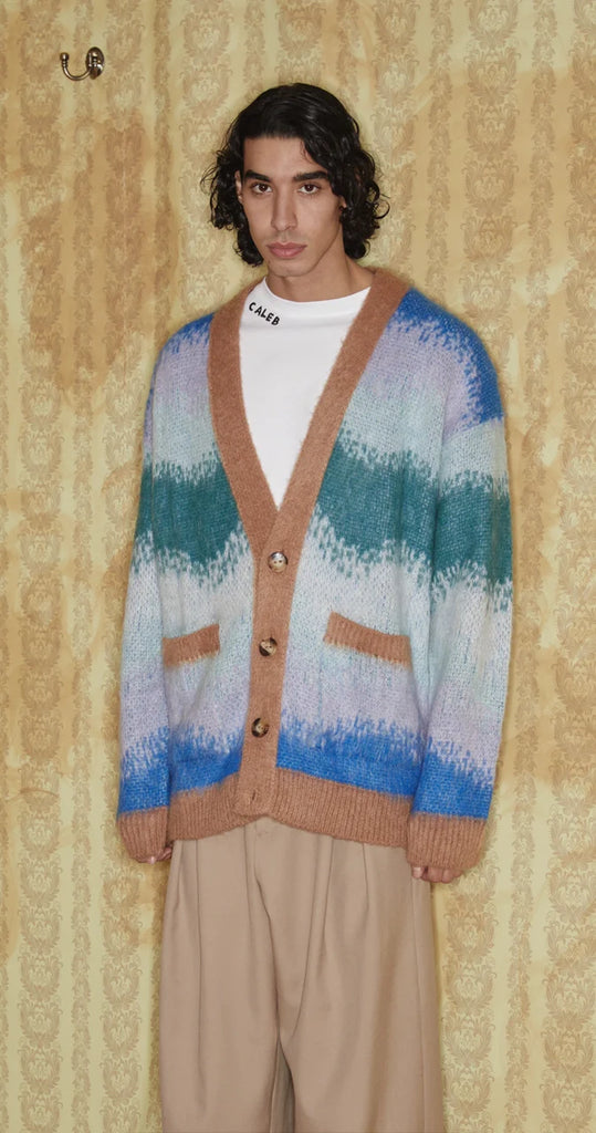 Caleb Paris Mohair Knit Cardigan