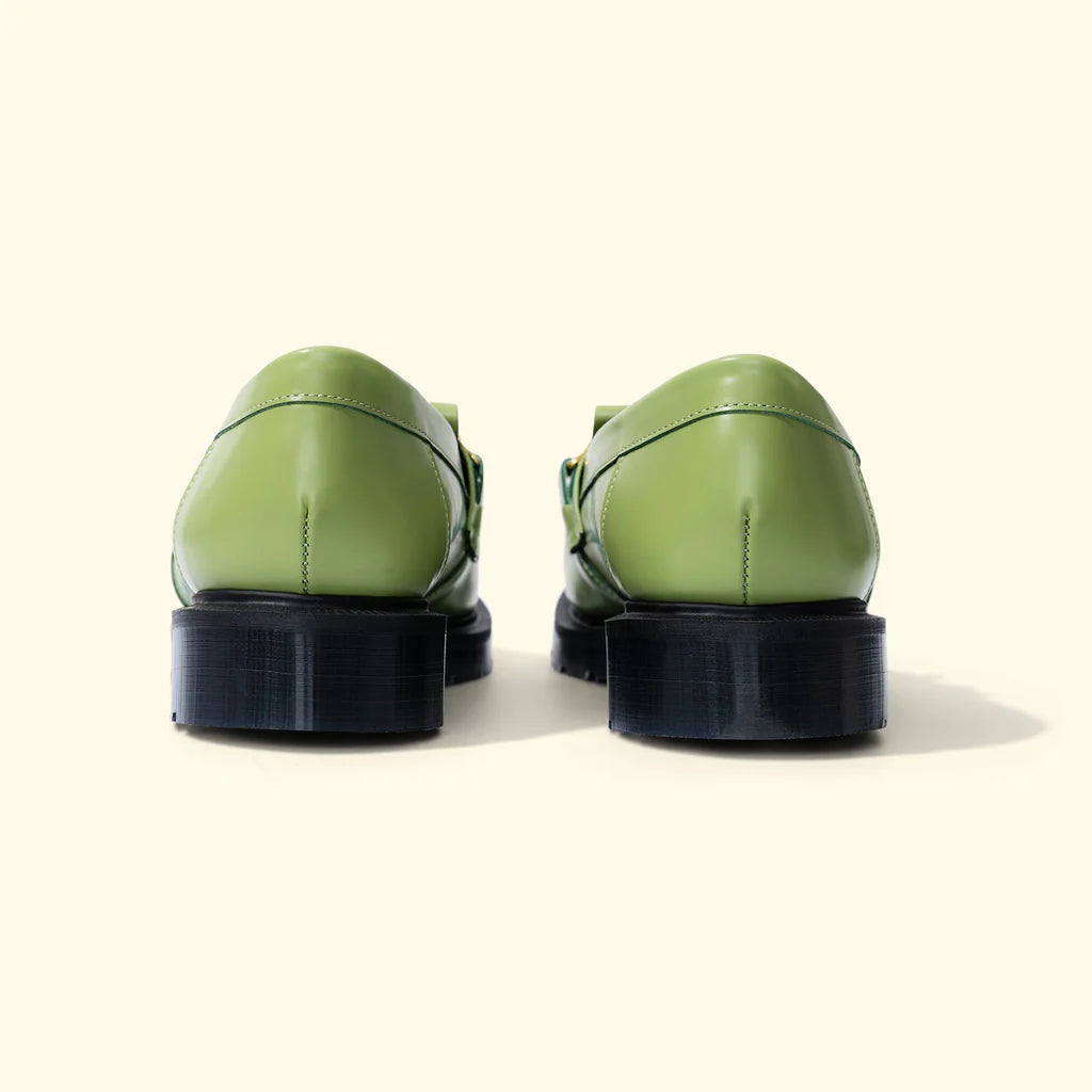 Le Fleur* X Solovair Chain Loafers Green