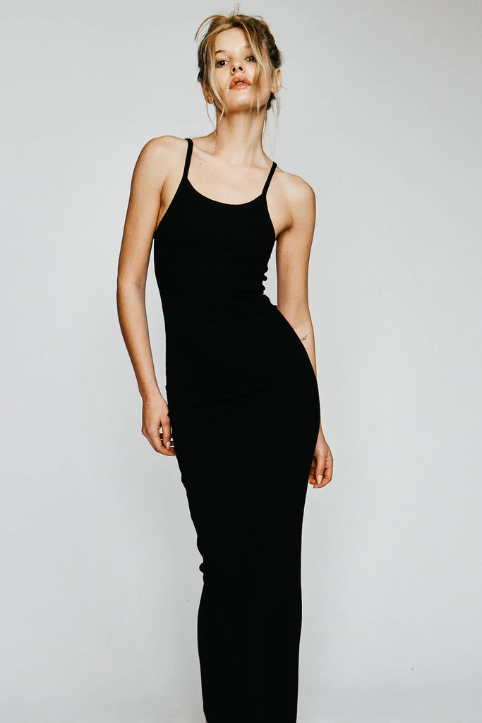 Eterne Tank Top Dress Maxi Black