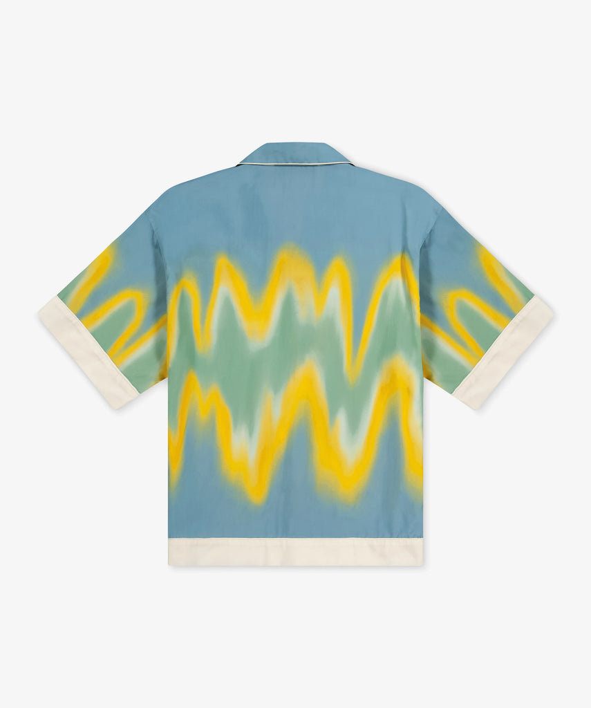 Caleb Paris Tie & Dye Shirt Blue