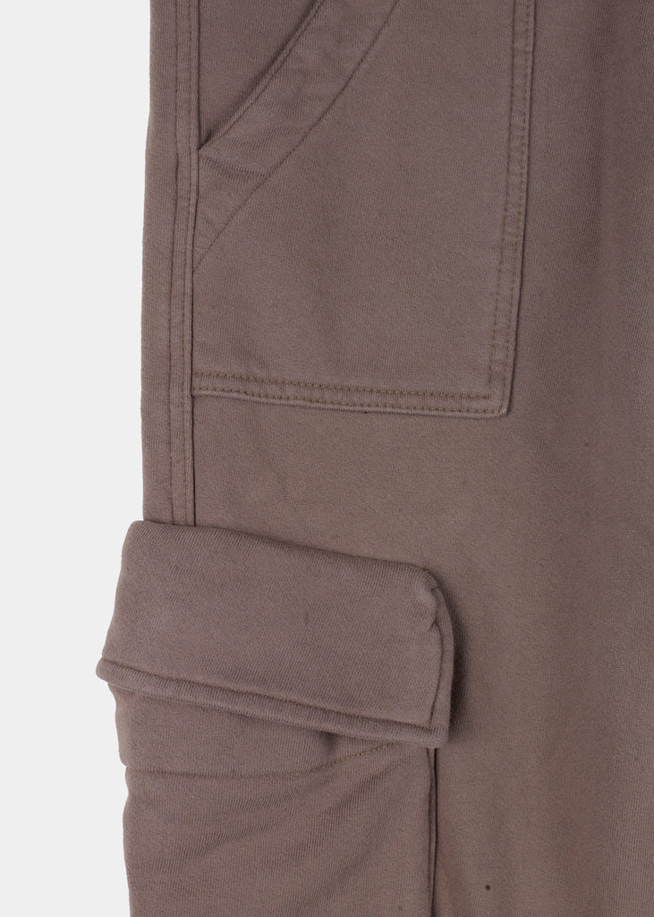 Greg Lauren Army Fleece Basic Cargo Pants Khaki