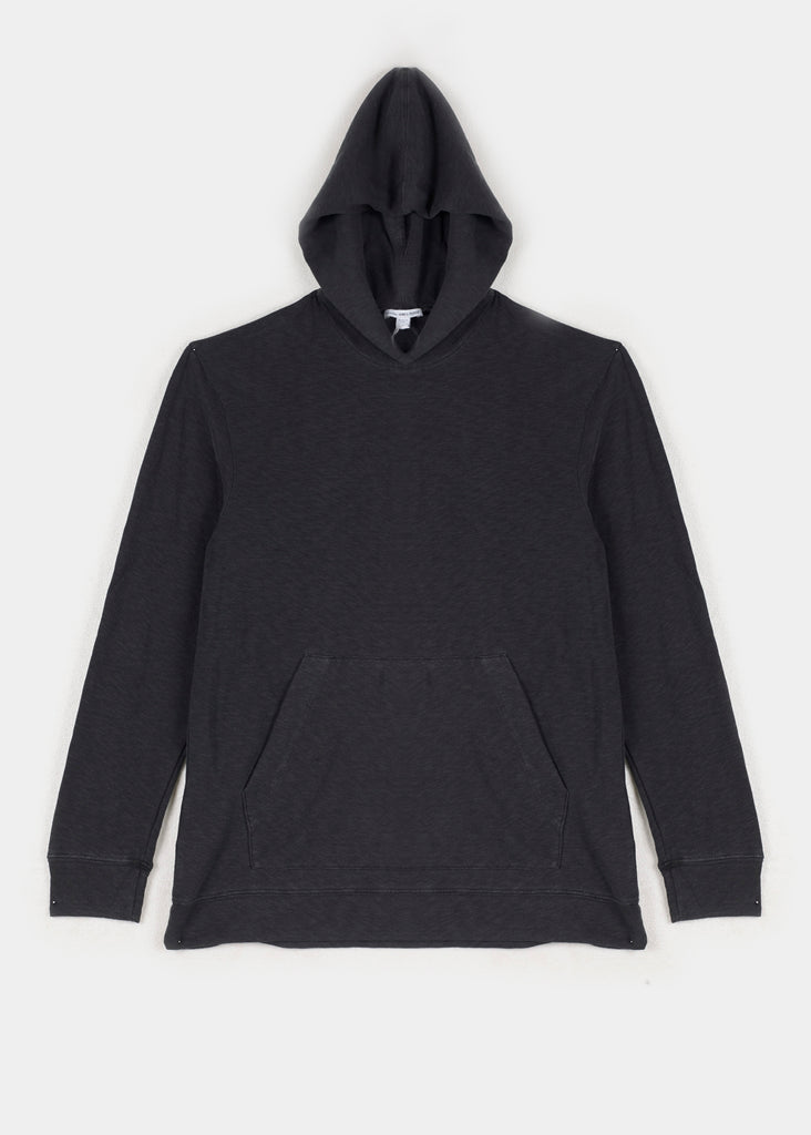James Perse French Terry Hoodie Carbone