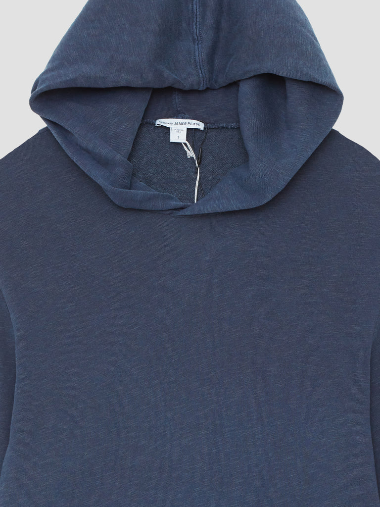 James Perse French Terry Hoodie Deep Indigo