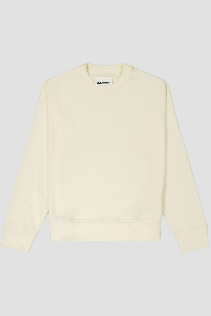 Jil Sander Jersey Lounge Sweater Natural