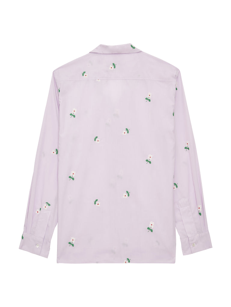 Baziszt Long Sleeves Embroidered Shirt Lilas