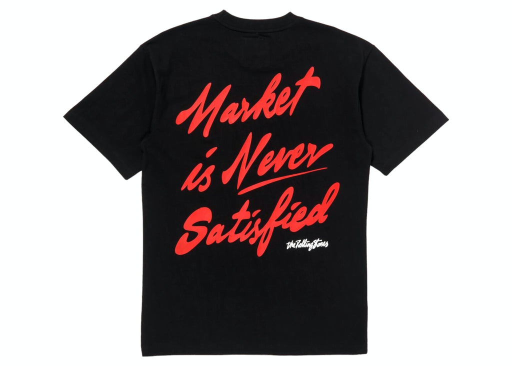 M@RKET Rolling Stones Never satisfied T-shirt