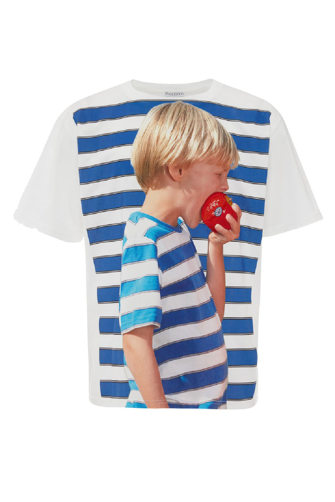JW Anderson Boy With Apple Oversized T-Shirt White