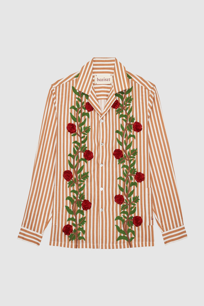 Baziszt Babylone Embroidered Long Sleeve Shirt