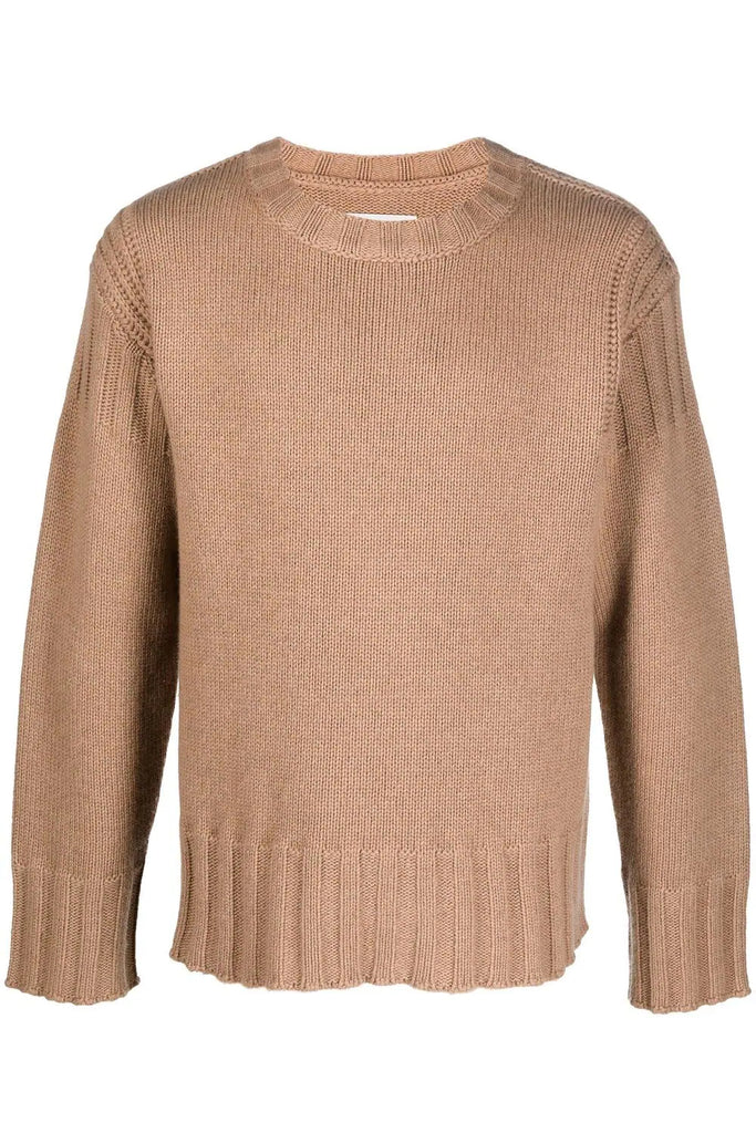 Jil Sander Sweater Recycled Cashmere Rasato Knit Hazelut