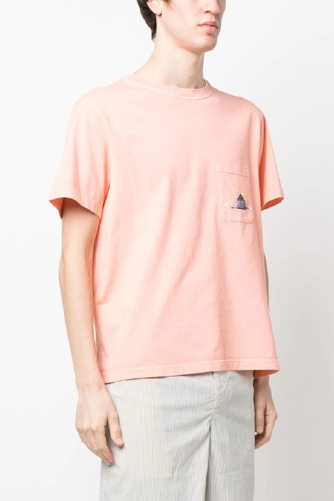 Nick Fouquet Short Sleeves T-Shirt With Pocket Pink