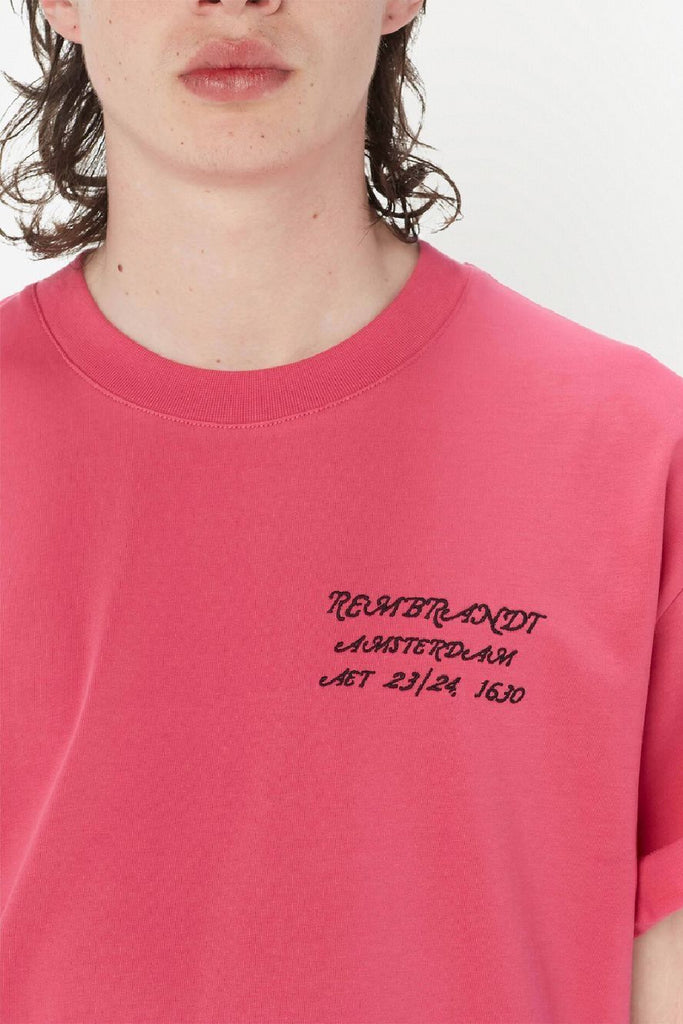 JW Anderson Rembrandt Oversized T-Shirt Pink
