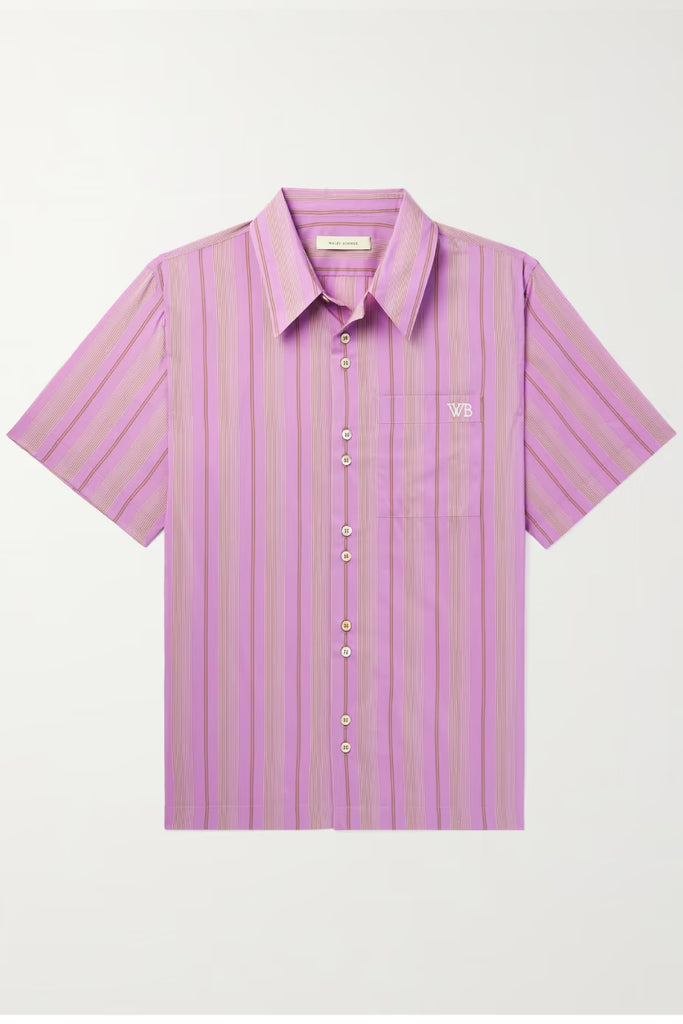 Wales Bonner Rhythm Shirt Cotton Pink