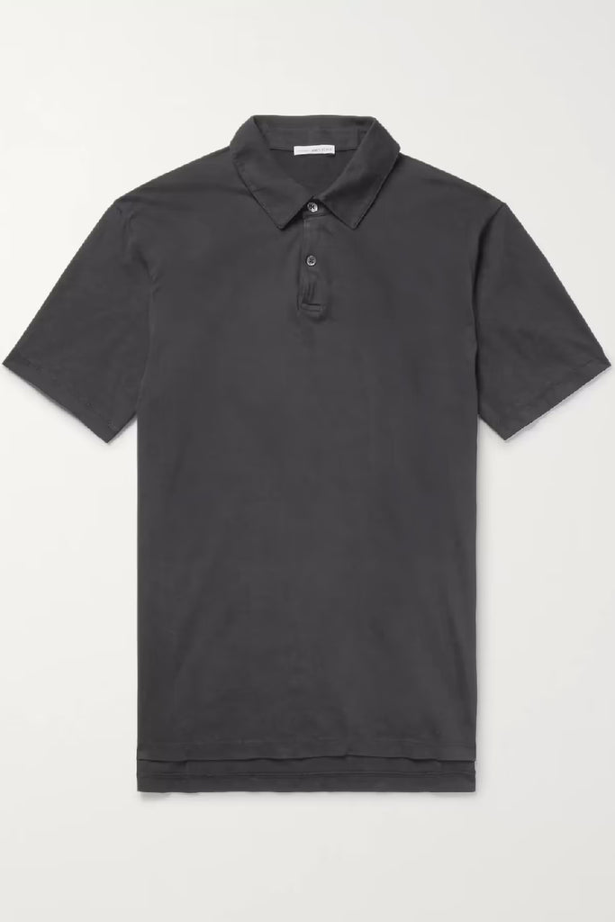 James Perse Revised Standard Polo Carbon
