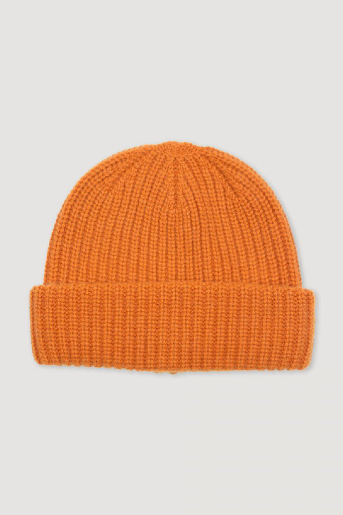 Valstar Hat Ribbed Cashmere Orange