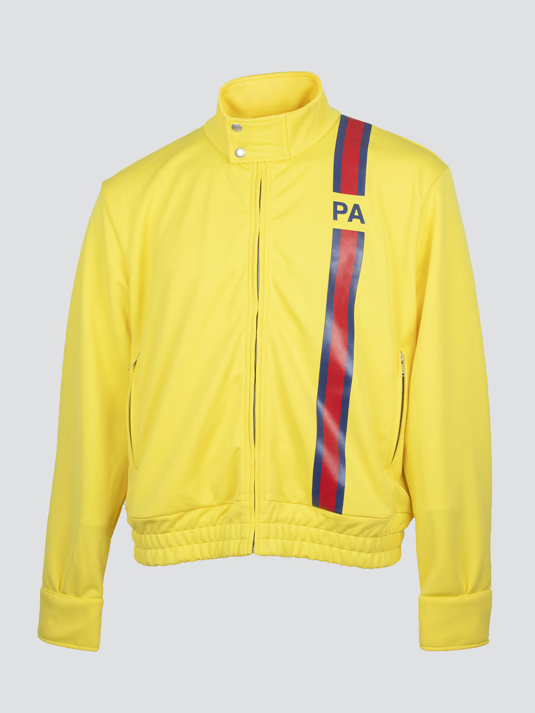 Palm Angels Monogram Track Jacket Yellow Red