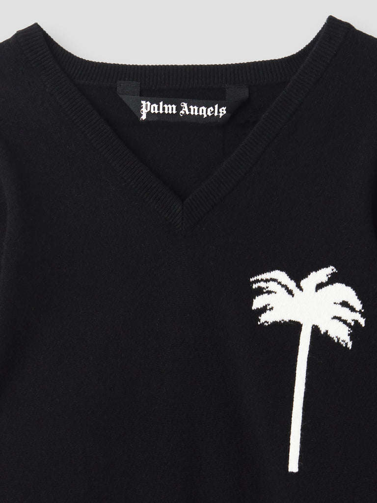 Palm Angels PXP Cashmere Sweater Black